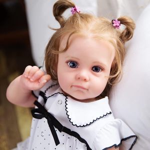 Reborn Baby Dolls Girl Adorable Vinyl Soft Body Weighted Toddler Gift 22 Inch